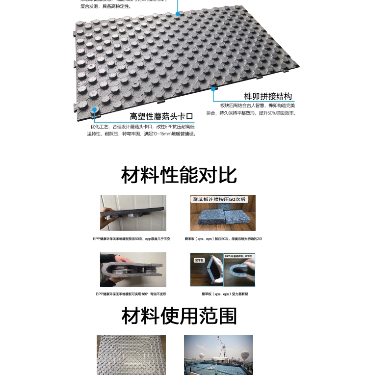 屋頂(dǐng)籃球場隔(gé)音減震蘑(mo)菇頭闆制(zhì)備工藝