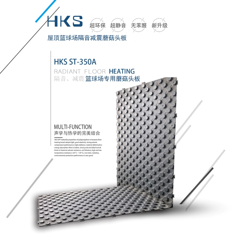 屋(wū)頂籃球場(chang)隔音減震(zhèn)蘑菇頭闆(pǎn)産品圖