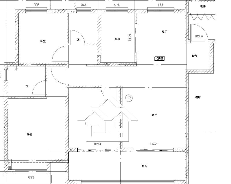 廬江(jiang)美的城(cheng)施工戶(hu)型圖